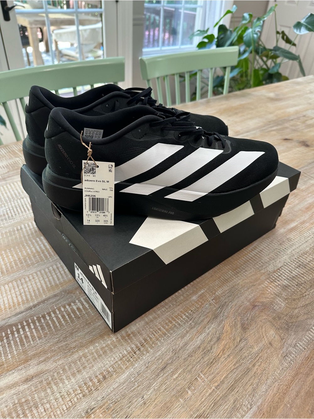 adidas Black and White Athletic Shoes